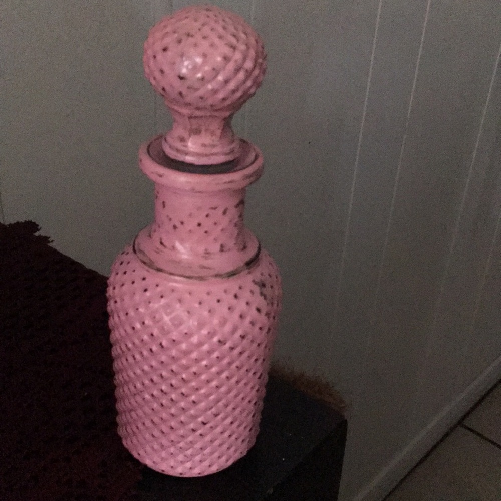 *SOLD*Mini pink bottle
